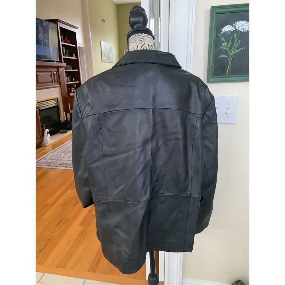 Style & Co Leather Jacket - Picture 13 of 14